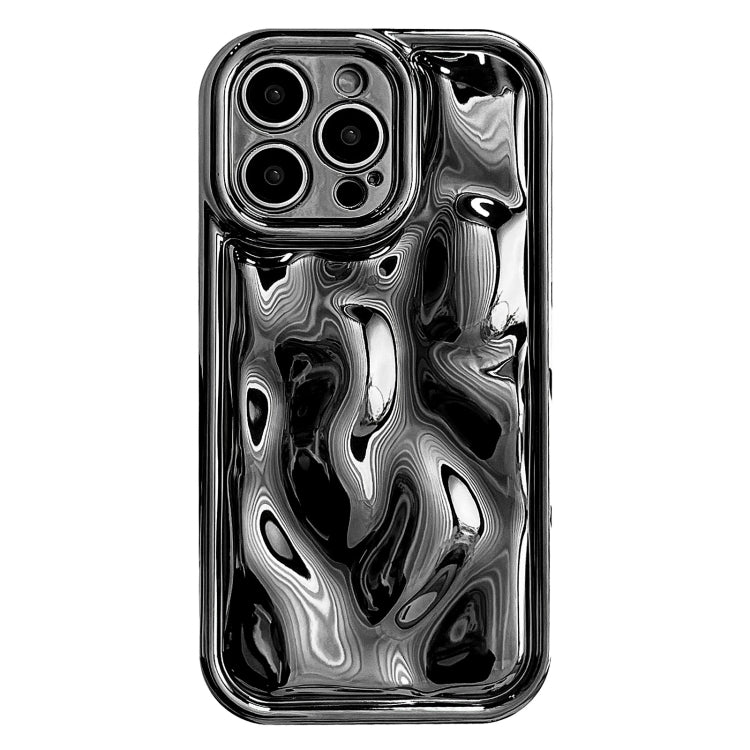 For iPhone 12 Pro Electroplating Meteorite Texture TPU Phone Case(Black) - free shipping - PMC TechLife - Order now!