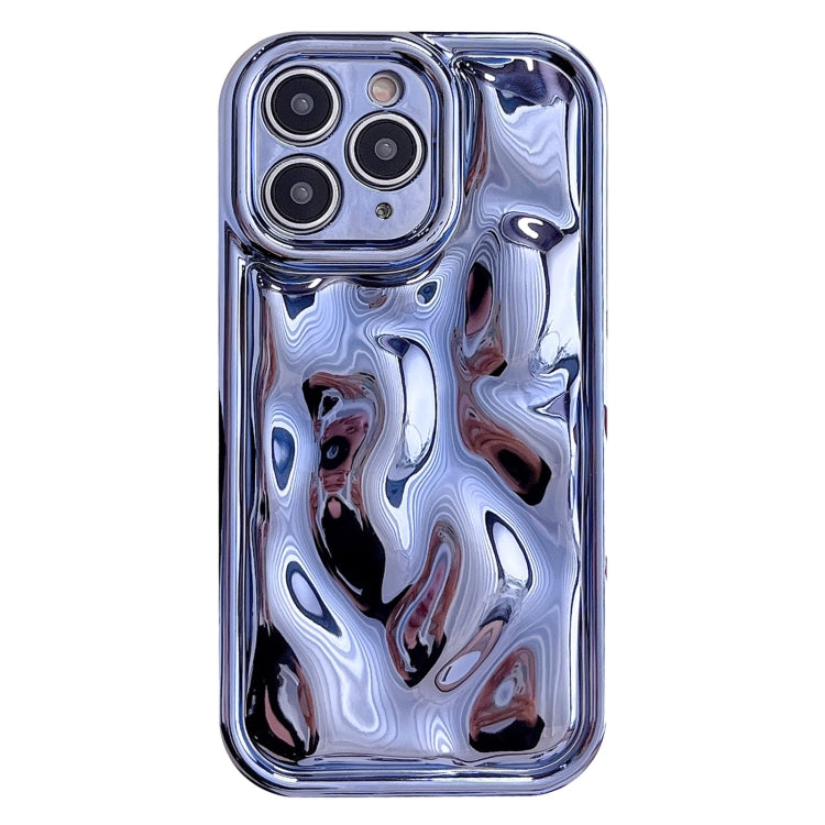For iPhone 11 Pro Electroplating Meteorite Texture TPU Phone Case(Blue) - free shipping - PMC TechLife - Order now!