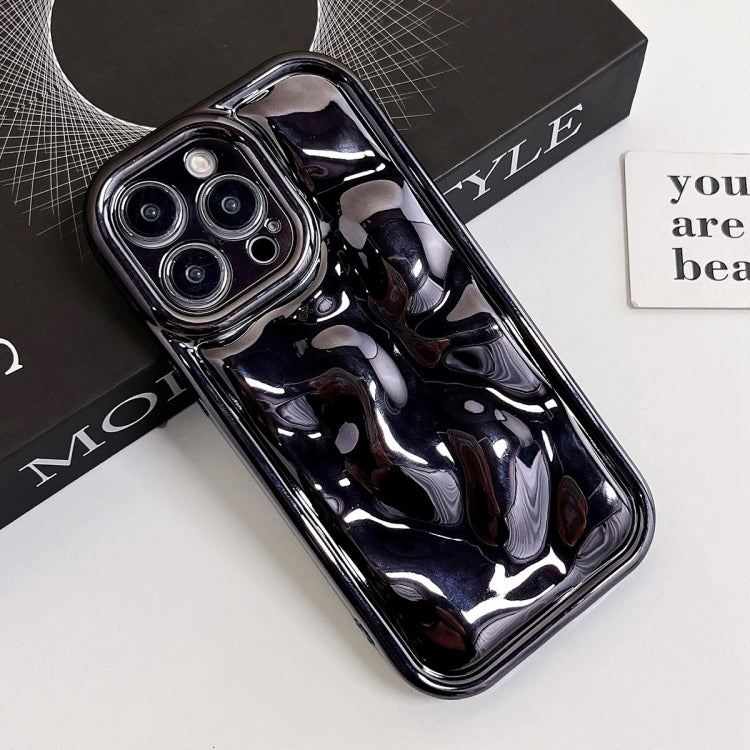 For iPhone XS Max Electroplating Meteorite Texture TPU Phone Case(Black) - free shipping - PMC TechLife - Order now!