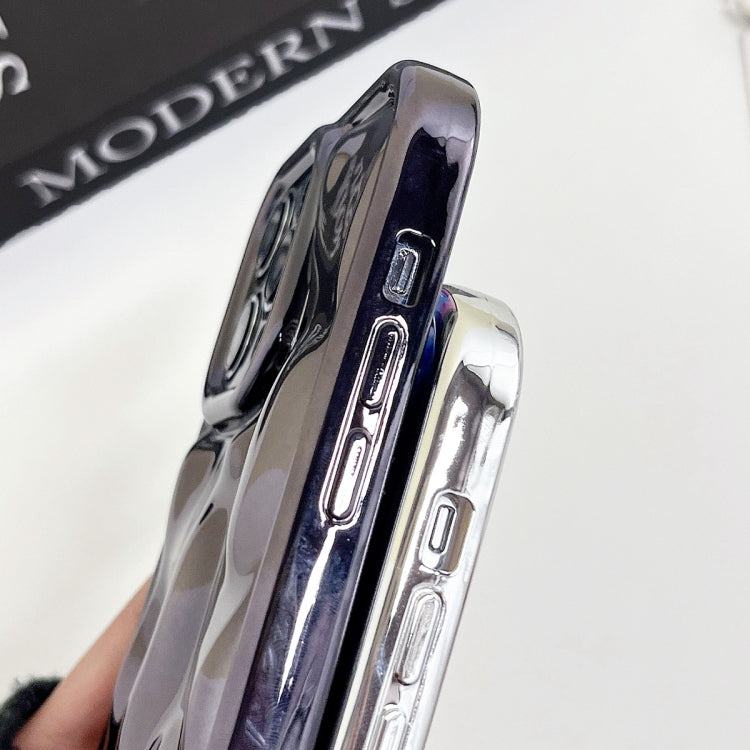 For iPhone 14 Pro Electroplating Meteorite Texture TPU Phone Case(Purple) - free shipping - PMC TechLife - Order now!