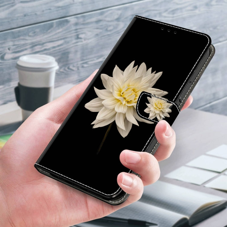 For Xiaomi Redmi 9 Crystal 3D Shockproof Protective Leather Phone Case(White Flower) - free shipping - PMC TechLife - Order now!