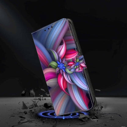 For Xiaomi Redmi 9 Crystal 3D Shockproof Protective Leather Phone Case(Colorful Flower) - Xiaomi Cases by PMC Jewellery | Online Shopping South Africa | PMC Jewellery