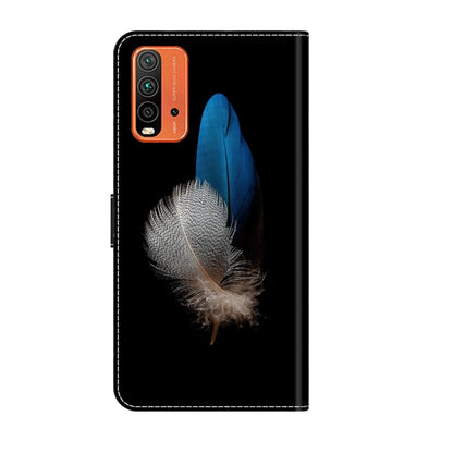 For Xiaomi Redmi 9T Crystal 3D Shockproof Protective Leather Phone Case(Two Branches) - Xiaomi Cases by PMC Jewellery | Online Shopping South Africa | PMC Jewellery