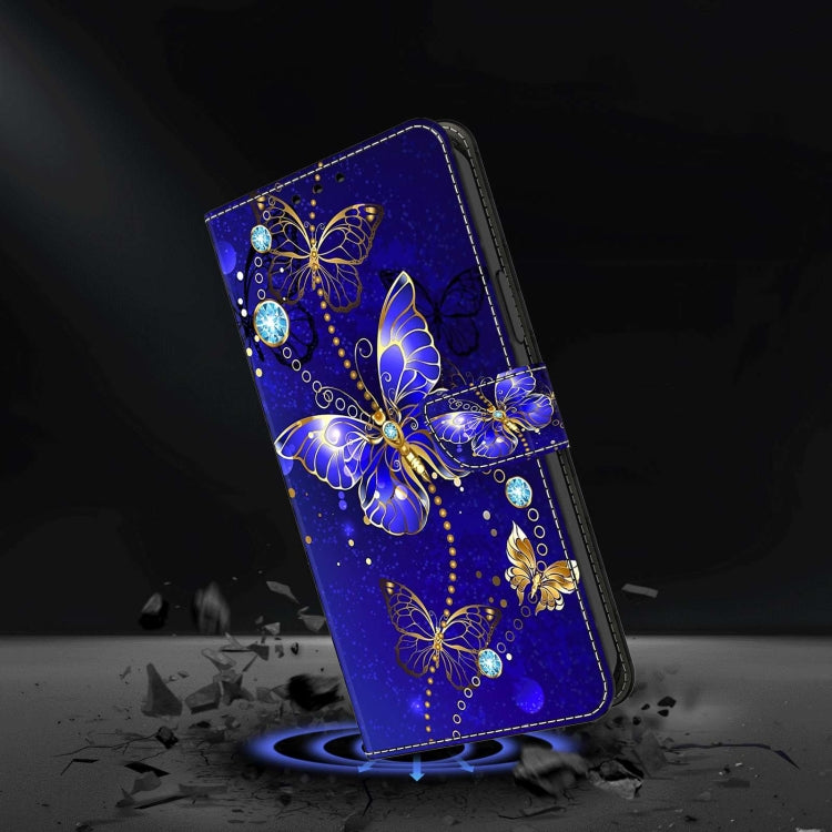 For Xiaomi Redmi 9T Crystal 3D Shockproof Protective Leather Phone Case(Diamond Butterfly) - Xiaomi Cases by PMC Jewellery | Online Shopping South Africa | PMC Jewellery