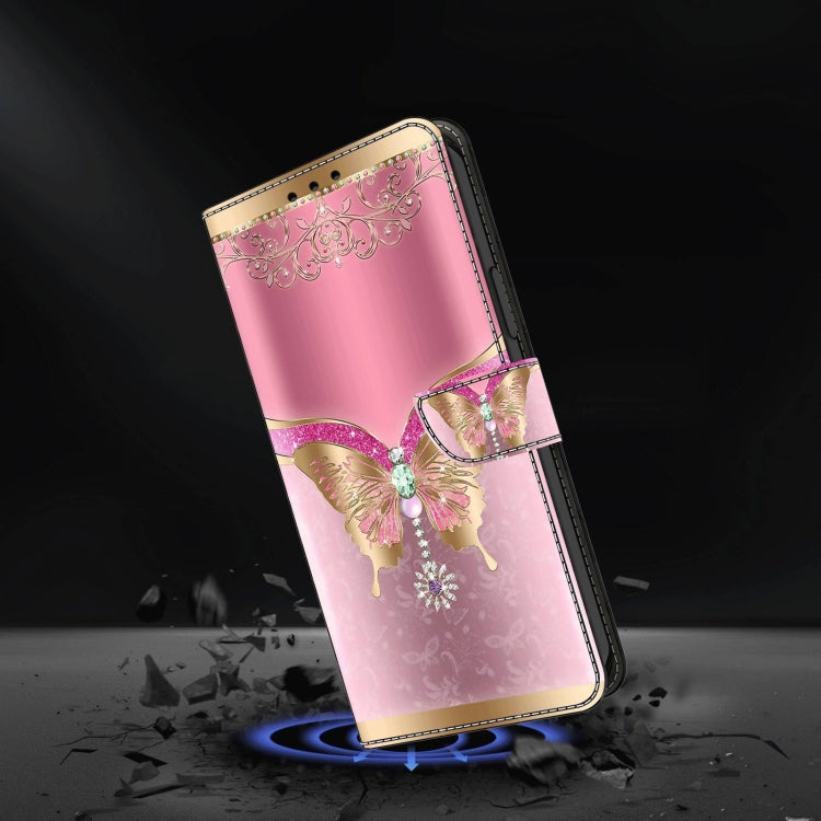 For Xiaomi Redmi 10 Crystal 3D Shockproof Protective Leather Phone Case(Pink Bottom Butterfly) - free shipping - PMC TechLife - Order now!