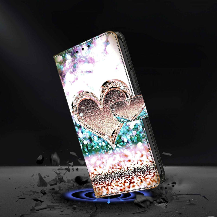 For Xiaomi Redmi Note 8 Crystal 3D Shockproof Protective Leather Phone Case(Pink Diamond Heart) - free shipping - PMC TechLife - Order now!