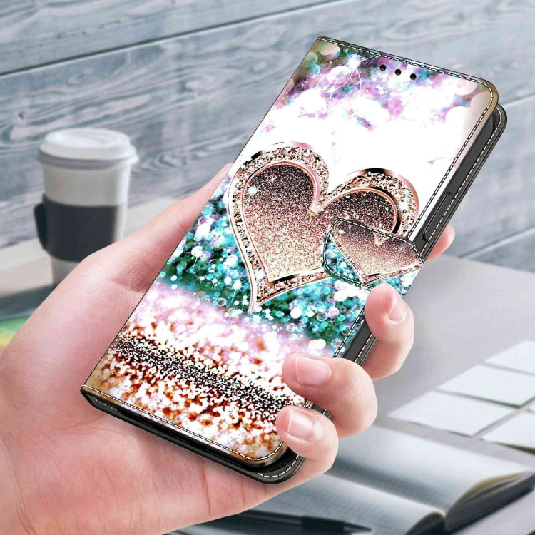 For Xiaomi Redmi Note 8 Crystal 3D Shockproof Protective Leather Phone Case(Pink Diamond Heart) - free shipping - PMC TechLife - Order now!