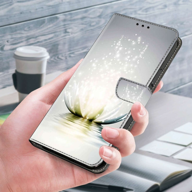 For Xiaomi Redmi Note 8 Pro Crystal 3D Shockproof Protective Leather Phone Case(Light Lotus) - free shipping - PMC TechLife - Order now!