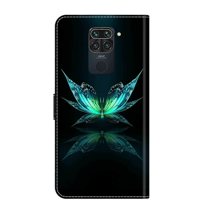 For Xiaomi Redmi Note 9 Crystal 3D Shockproof Protective Leather Phone Case(Reflection Dutterfly) - free shipping - PMC TechLife - Order now!
