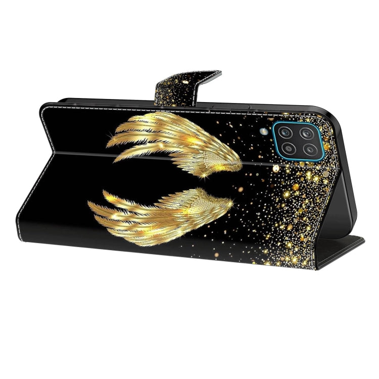 For Xiaomi Redmi Note 10 4G Crystal 3D Shockproof Protective Leather Phone Case(Golden Wings) - free shipping - PMC TechLife - Order now!