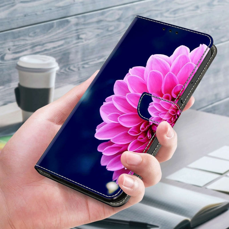 For Xiaomi Redmi Note 10 5G Crystal 3D Shockproof Protective Leather Phone Case(Pink Petals) - free shipping - PMC TechLife - Order now!