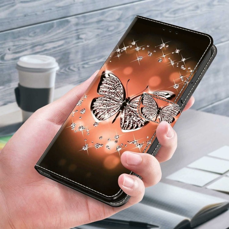 For Xiaomi Redmi Note 10 5G Crystal 3D Shockproof Protective Leather Phone Case(Crystal Butterfly) - free shipping - PMC TechLife - Order now!