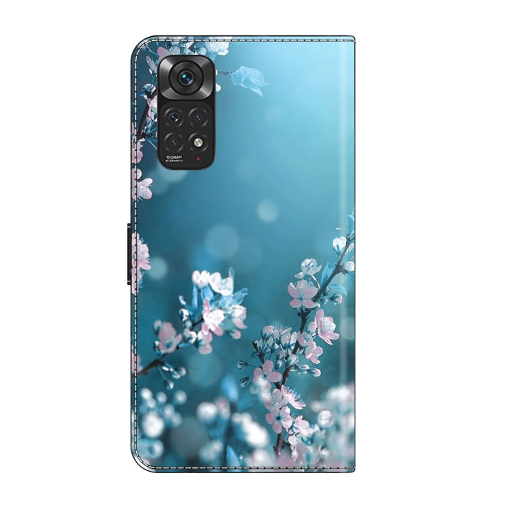 For Xiaomi Redmi Note 11 Global Crystal 3D Shockproof Protective Leather Phone Case(Plum Flower) - free shipping - PMC TechLife - Order now!