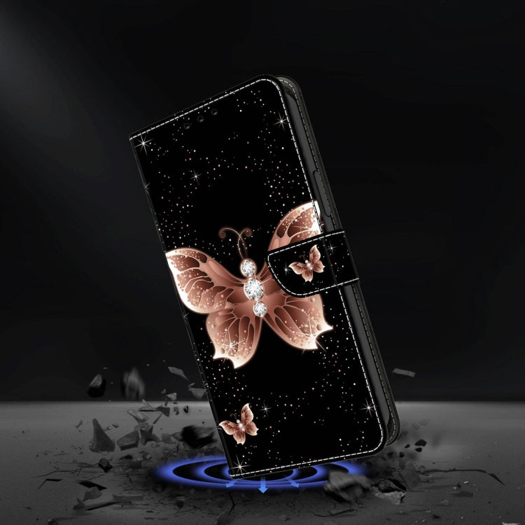 For Xiaomi Redmi Note 9 Pro Crystal 3D Shockproof Protective Leather Phone Case(Pink Diamond Butterfly) - free shipping - PMC TechLife - Order now!