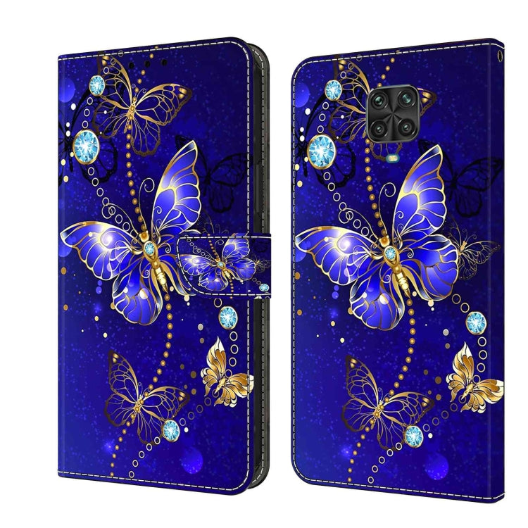 For Xiaomi Redmi Note 9 Pro Crystal 3D Shockproof Protective Leather Phone Case(Diamond Butterfly) - free shipping - PMC TechLife - Order now!