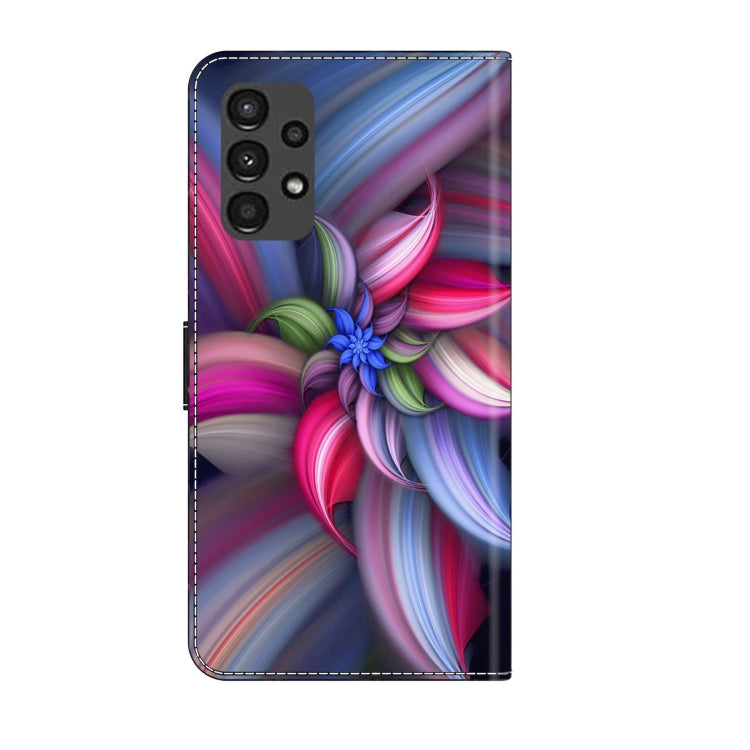 For Samsung Galaxy A13 4G / 5G / A04S Crystal 3D Shockproof Protective Leather Phone Case(Colorful Flower) - free shipping - PMC TechLife - Order now!