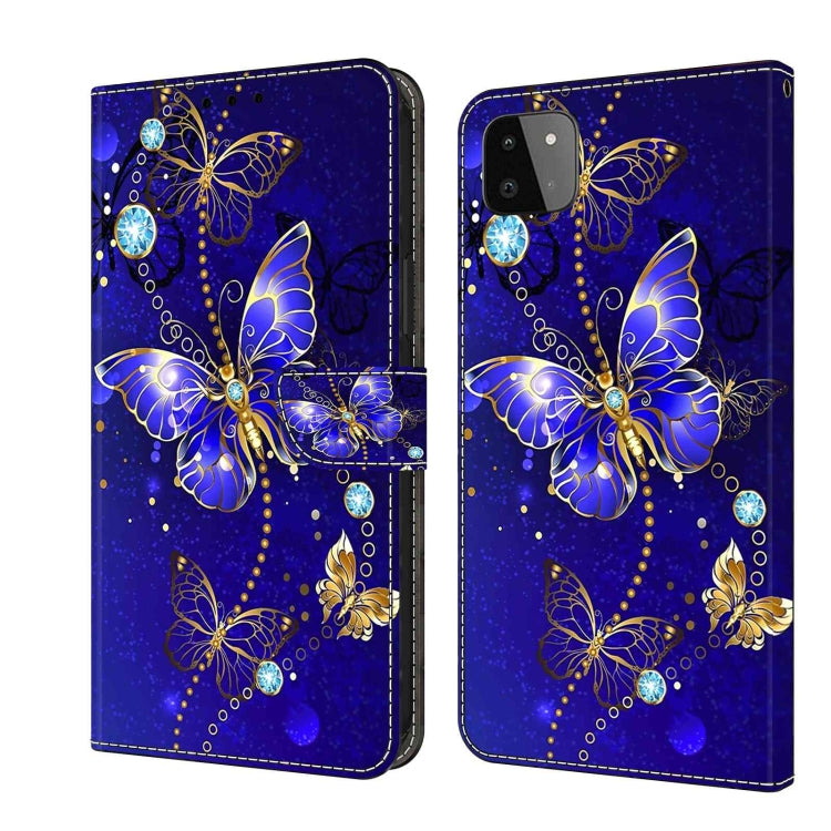 For Samsung Galaxy A22 5G Crystal 3D Shockproof Protective Leather Phone Case(Diamond Butterfly) - free shipping - PMC TechLife - Order now!