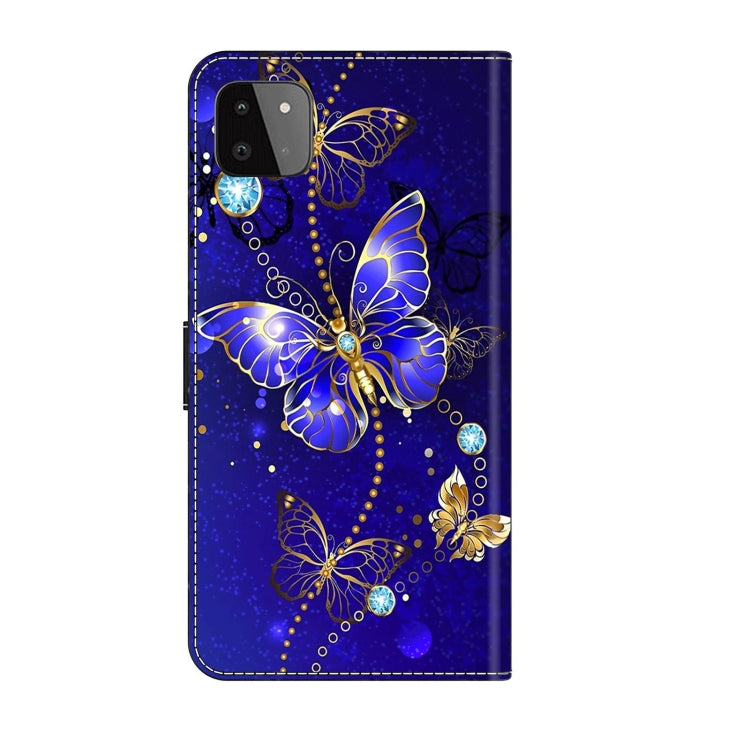 For Samsung Galaxy A22 5G Crystal 3D Shockproof Protective Leather Phone Case(Diamond Butterfly) - free shipping - PMC TechLife - Order now!