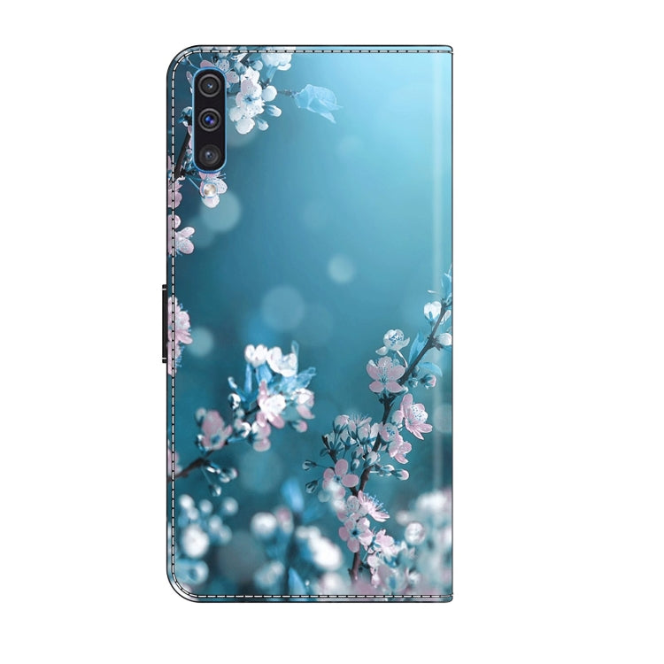 For Samsung Galaxy A50 Crystal 3D Shockproof Protective Leather Phone Case(Plum Flower) - free shipping - PMC TechLife - Order now!