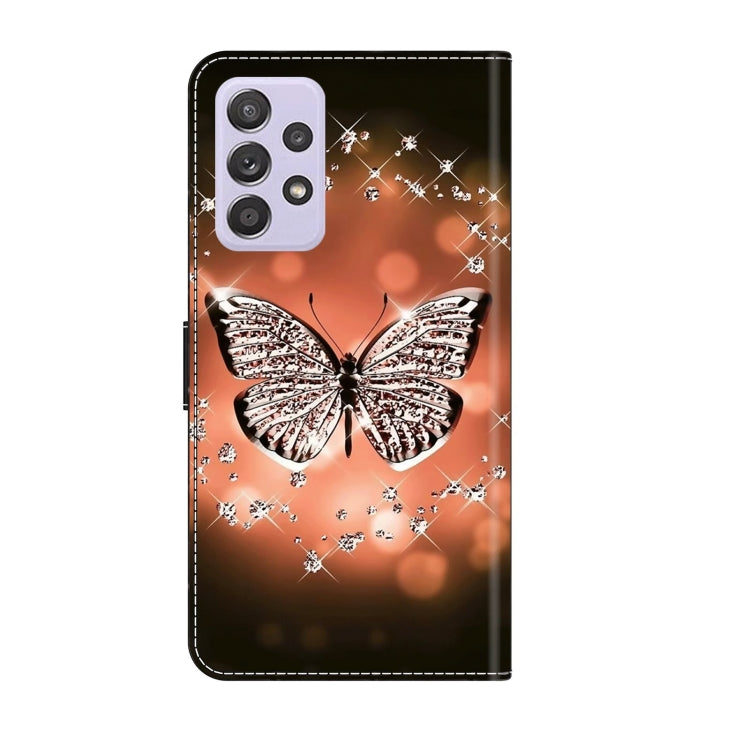 For Samsung Galaxy A52 / A52s 5G Crystal 3D Shockproof Protective Leather Phone Case(Crystal Butterfly) - free shipping - PMC TechLife - Order now!