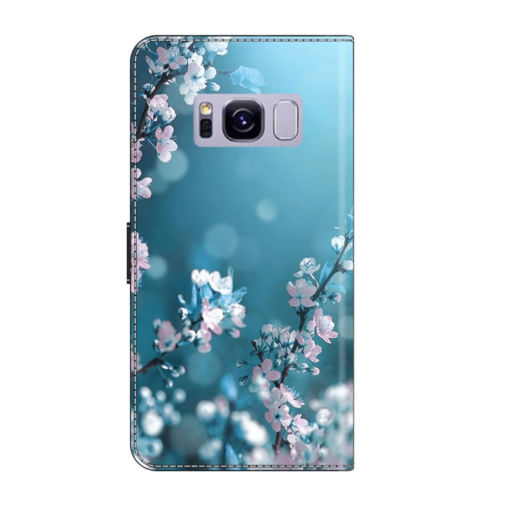 For Samsung Galaxy S8+ Crystal 3D Shockproof Protective Leather Phone Case(Plum Flower) - free shipping - PMC TechLife - Order now!