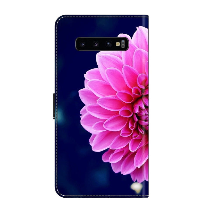 For Samsung Galaxy S10+ Crystal 3D Shockproof Protective Leather Phone Case(Pink Petals) - free shipping - PMC TechLife - Order now!