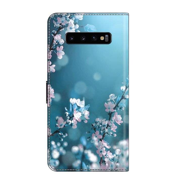 For Samsung Galaxy S10+ Crystal 3D Shockproof Protective Leather Phone Case(Plum Flower) - free shipping - PMC TechLife - Order now!