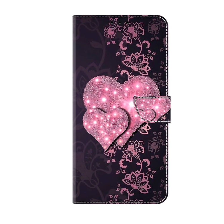 For Samsung Galaxy S22 Crystal 3D Shockproof Protective Leather Phone Case(Lace Love) - free shipping - PMC TechLife - Order now!