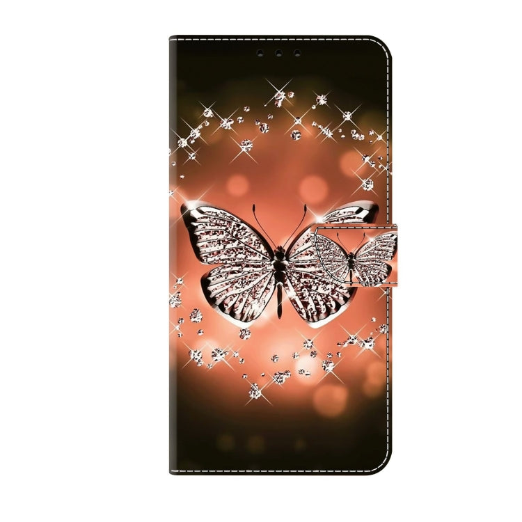 For Samsung Galaxy S23 Crystal 3D Shockproof Protective Leather Phone Case(Crystal Butterfly) - free shipping - PMC TechLife - Order now!