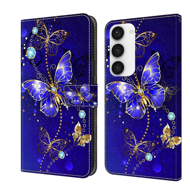 For Samsung Galaxy S23 Crystal 3D Shockproof Protective Leather Phone Case(Diamond Butterfly) - free shipping - PMC TechLife - Order now!