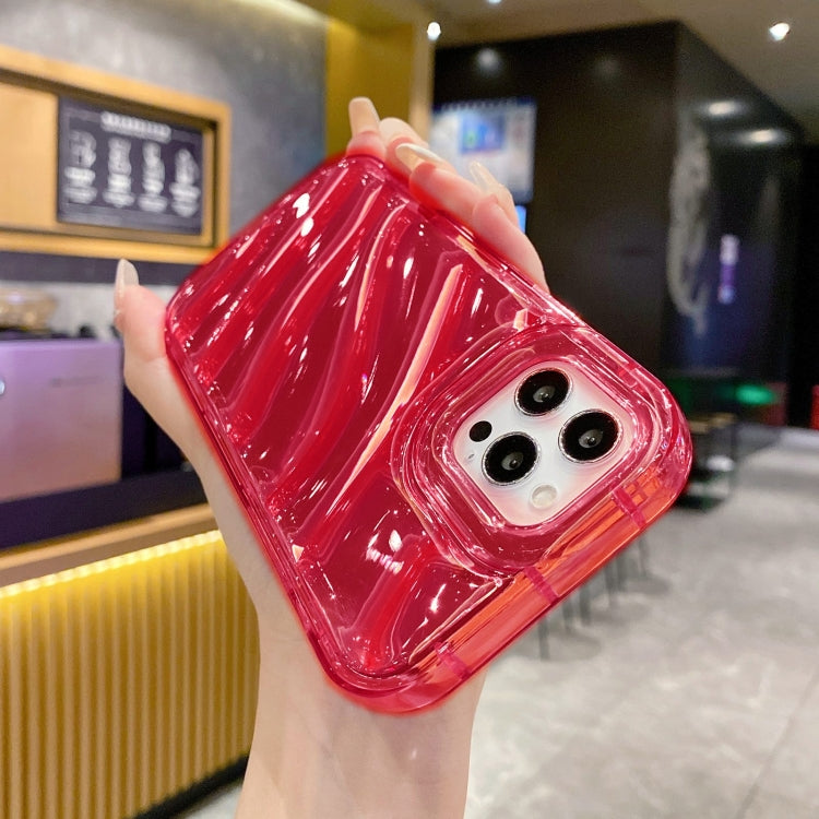 For iPhone 14 Pro Laser Sequin Waves TPU Phone Case(Red) - free shipping - PMC TechLife - Order now!