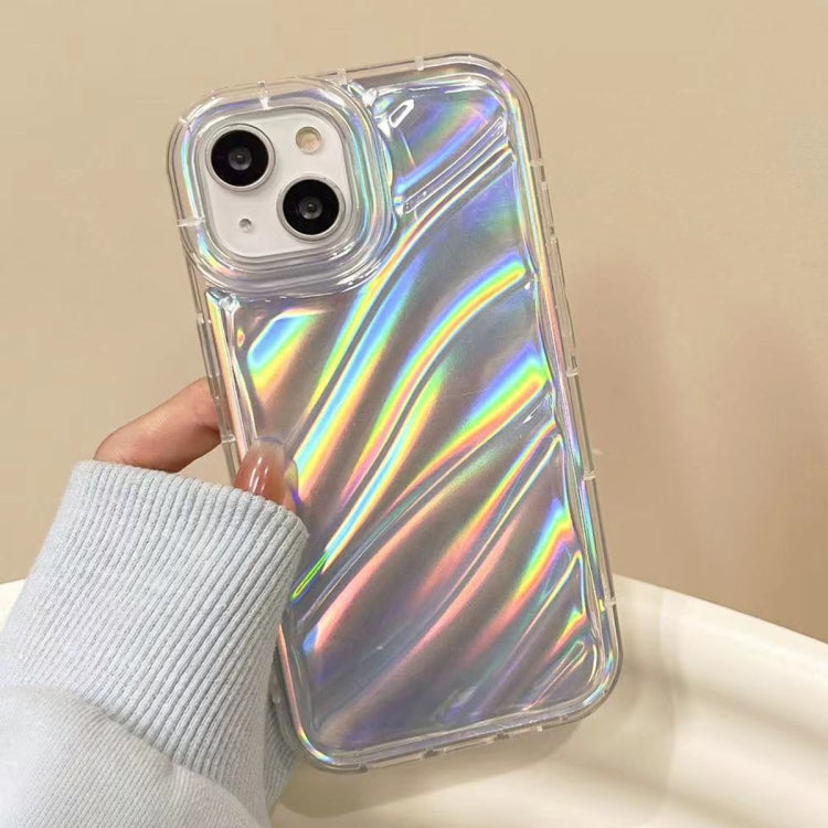 For iPhone 13 Pro Max Laser Sequin Waves TPU Phone Case(Transparent) - free shipping - PMC TechLife - Order now!