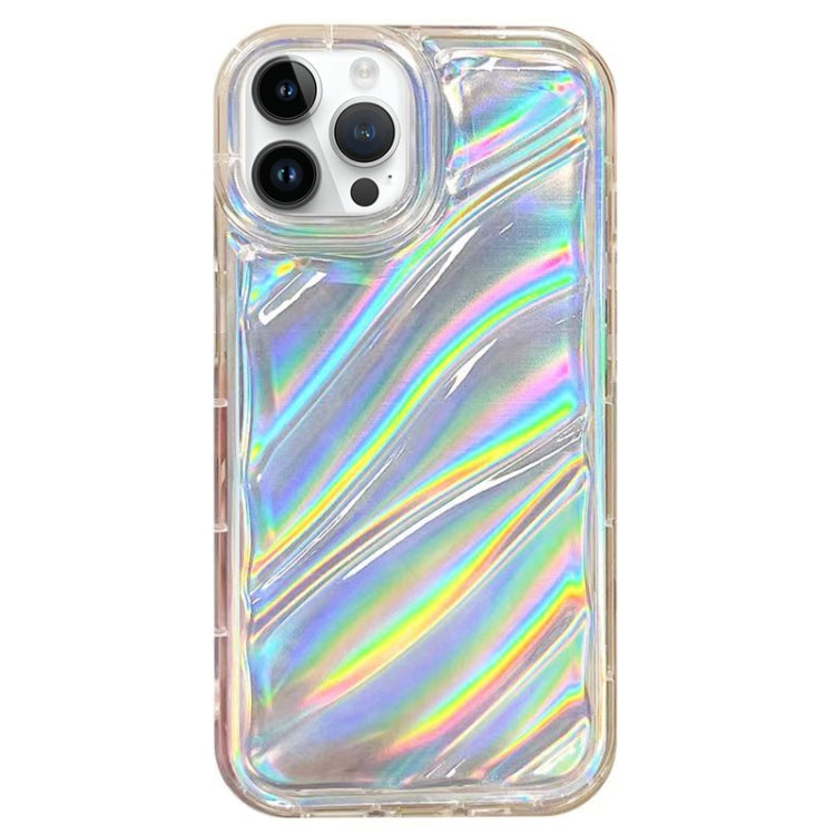 For iPhone 13 Pro Laser Sequin Waves TPU Phone Case(Transparent) - iPhone 13 Pro Cases by PMC Jewellery | Online Shopping South Africa | PMC Jewellery