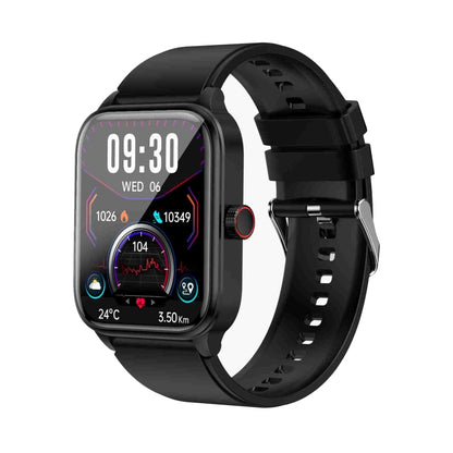 ET540 1.91 inch IP67 Waterproof Silicone Band Smart Watch, Support ECG / Non-invasive Blood Glucose Measurement(Black) - Smart Watches by PMC Jewellery | Online Shopping South Africa | PMC Jewellery