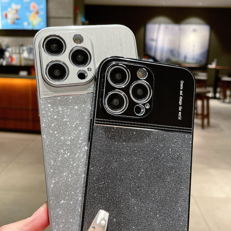 For iPhone 13 Metallic Glitter Powder Shockproof Phone Case(Grey) - free shipping - PMC TechLife - Order now!