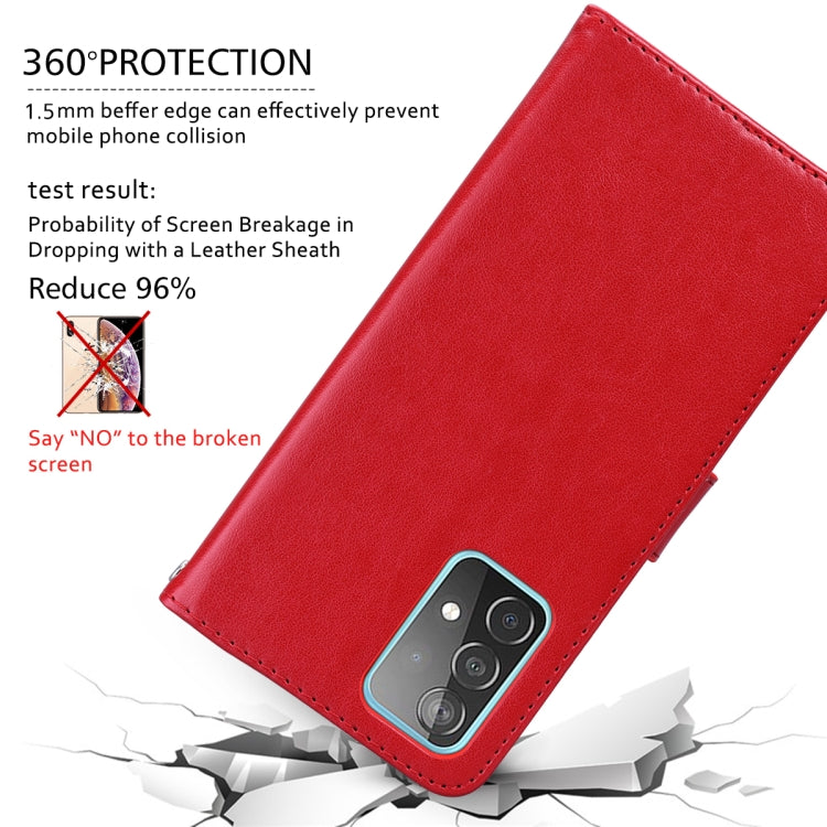 For Samsung Galaxy A14 4G / 5G Rose Embossed Flip PU Leather Phone Case(Red) - free shipping - PMC TechLife - Order now!