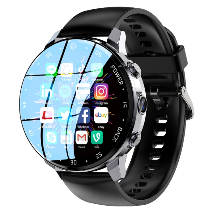 A3 1.43 inch IP67 Waterproof 4G Android 8.1 Smart Watch Support Face Recognition / GPS, Specification:2G+16G(Black) - Android Watch by PMC Jewellery | Online Shopping South Africa | PMC Jewellery