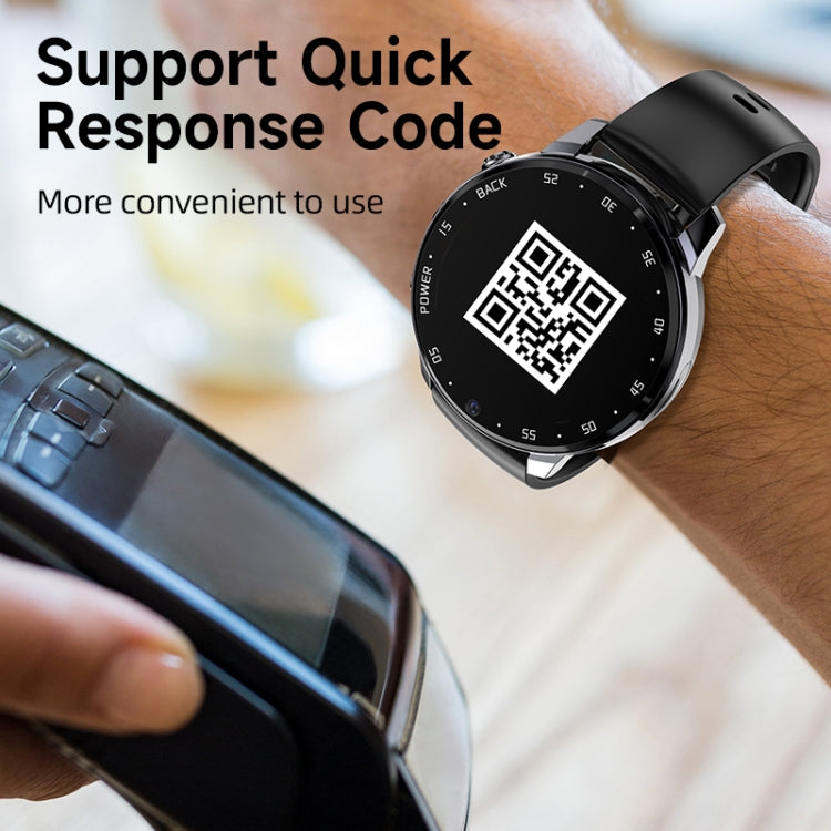 A3 1.43 inch IP67 Waterproof 4G Android 8.1 Smart Watch Support Face Recognition / GPS, Specification:2G+16G(Black) - Android Watch by PMC TechLife | Online Shopping South Africa | PMC TechLife
