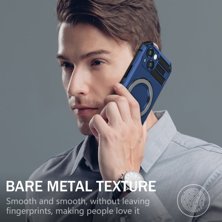 For iPhone 13 MagSafe Magnetic Holder Phone Case(Blue) - free shipping - PMC TechLife - Order now!