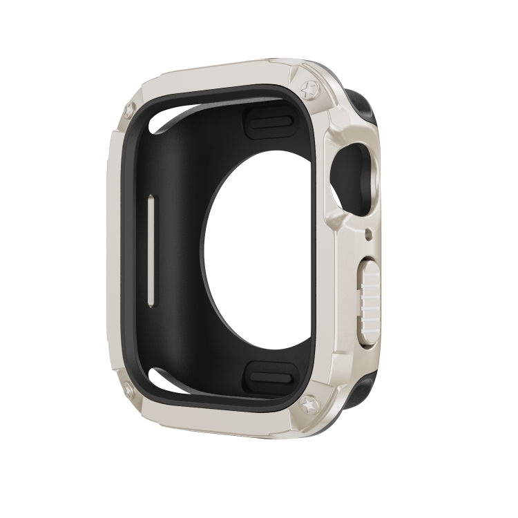 For Apple Watch Series 8 / 7 45mm 2-in-1 PC Hybrid TPU Armor Watch Case(Starlight) - Watch Cases by PMC Jewellery | Online Shopping South Africa | PMC Jewellery