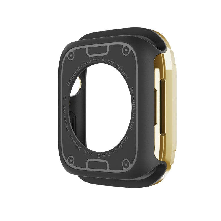 For Apple Watch Series 6 / 5 / 4 / SE 40mm 2-in-1 PC Hybrid TPU Armor Watch Case(Gold) - Watch Cases by PMC Jewellery | Online Shopping South Africa | PMC Jewellery