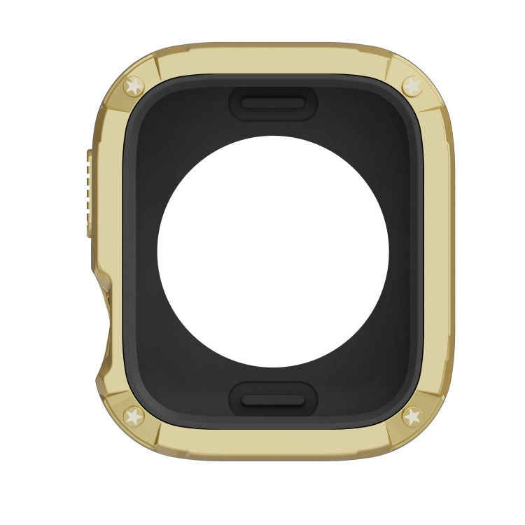 For Apple Watch Series 6 / 5 / 4 / SE 40mm 2-in-1 PC Hybrid TPU Armor Watch Case(Gold) - Watch Cases by PMC Jewellery | Online Shopping South Africa | PMC Jewellery