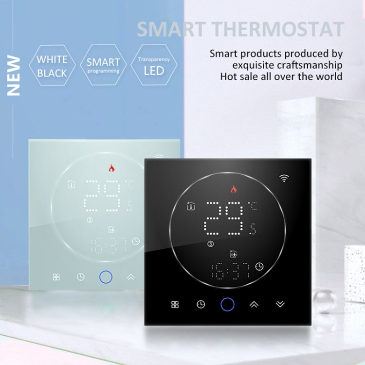 BHT-008GAL 95-240V AC 5A Smart Home Water Heating LED Thermostat Without WiFi(White) - Thermostat & Thermometer by PMC TechLife | Online Shopping South Africa | PMC TechLife