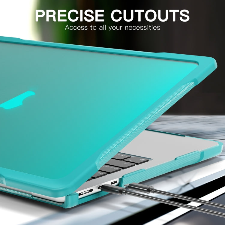 For MacBook Air 13.6 inch A2681 2022 Translucent Laptop Protective Case(Light Blue) - MacBook Air Cases by PMC Jewellery | Online Shopping South Africa | PMC Jewellery