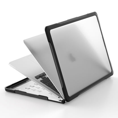 For MacBook Pro 13.3 inch A2338 Translucent Laptop Protective Case(Transparent) - MacBook Pro Cases by PMC Jewellery | Online Shopping South Africa | PMC Jewellery