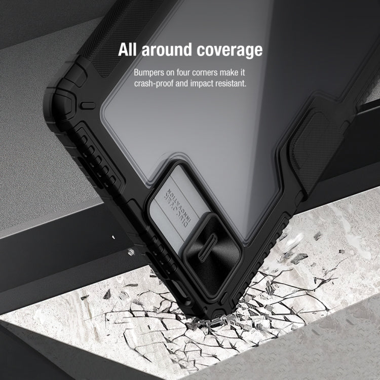For Xiaomi Pad 6 / Pad 6 Pro NILLKIN Bumper Pro Camshield Tablet Leather Case(Black) -  by NILLKIN | Online Shopping South Africa | PMC TechLife