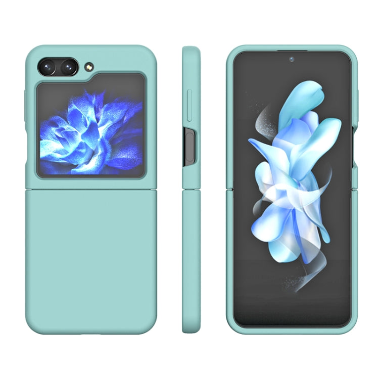 For Samsung Galaxy Z Flip5 Silicone Skin Feel Folding Phone Case(White) - free shipping - PMC TechLife - Order now!