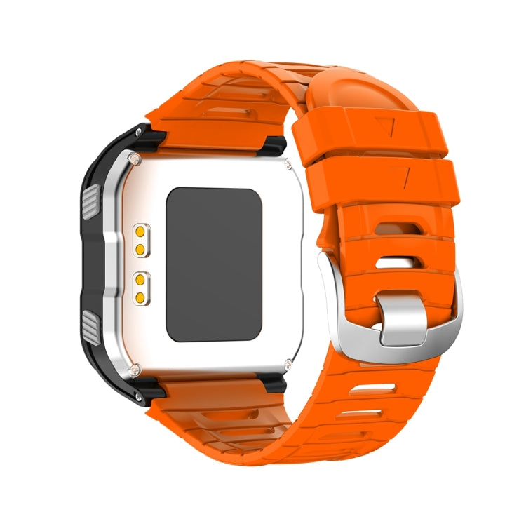 Compatible with Garmin Compatible witherunner 920XT Solid Color Silicone Replacement Watch Band(Orange) - free shipping - PMC TechLife - Order now!