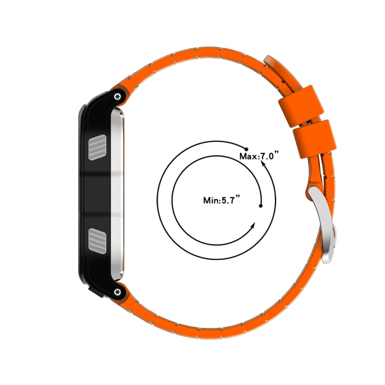 Compatible with Garmin Compatible witherunner 920XT Solid Color Silicone Replacement Watch Band(Orange) - free shipping - PMC TechLife - Order now!