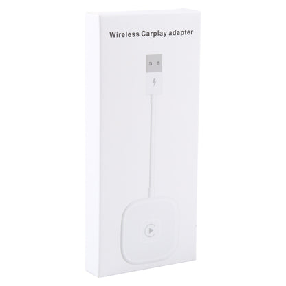 USB + USB-C / Type-C Wired to Wireless Carplay Adapter for iPhone(White) - Bluetooth Adapters by PMC Jewellery | Online Shopping South Africa | PMC Jewellery | Buy Now Pay Later Mobicred